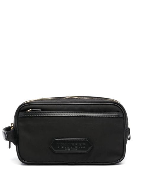 TOM FORD logo-stamp clutch bag 