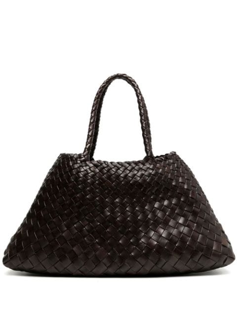 DRAGON DIFFUSION Santa interwoven leather bag