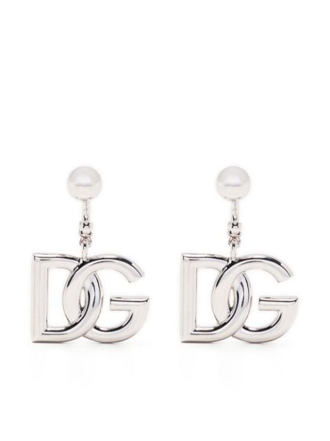 Dolce & Gabbana KIM DOLCE&GABBANA interlocking logo drop earrings