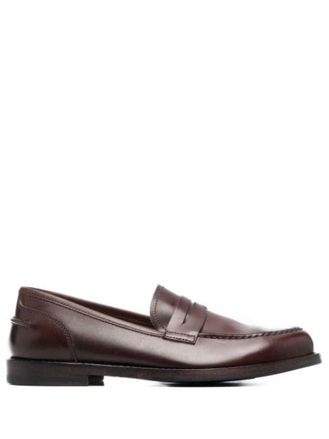 Alberto Fasciani Zoe leather penny loafers