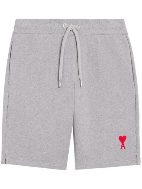 AMI Paris embroidered-logo track shorts