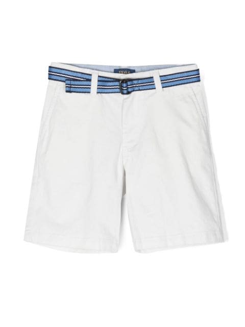 Ralph Lauren Kids belted cotton shorts