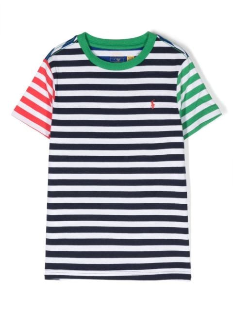 Ralph Lauren Kids striped cotton T-shirt