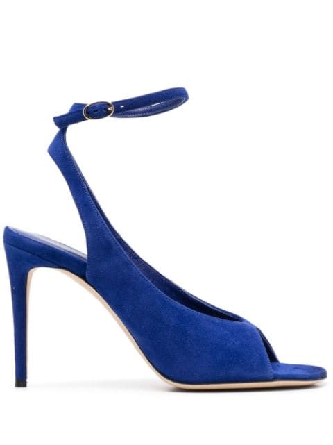 Victoria Beckham suede 110mm sandals