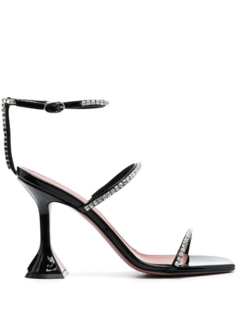 Amina Muaddi Gilda 105mm crystal-embellished sandals