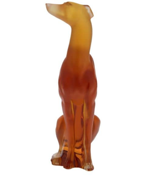 Lalique Greyhound crystal statue