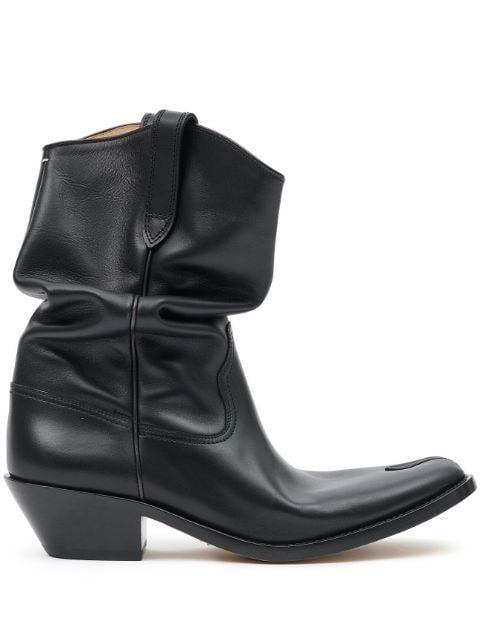 Maison Margiela Tabi 55mm slouchy Western boots