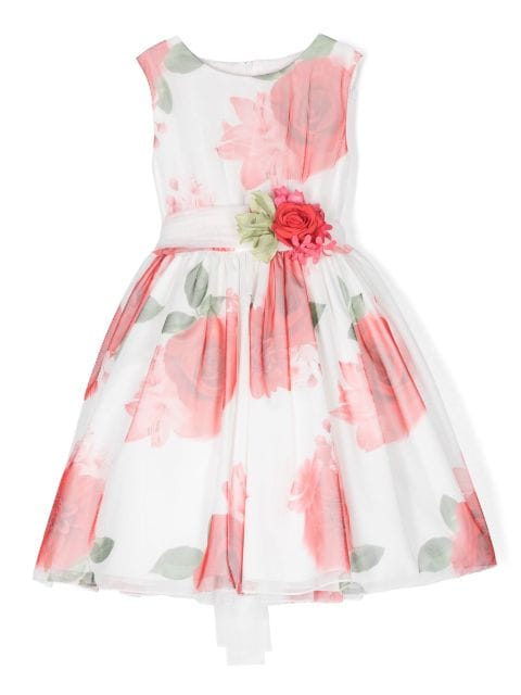 Mimilù vestido con motivo de rosas  