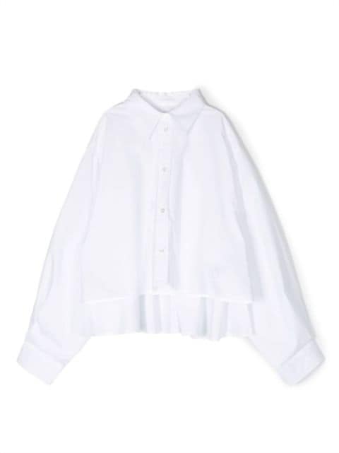 MM6 Maison Margiela Kids high-low flared rear shirt