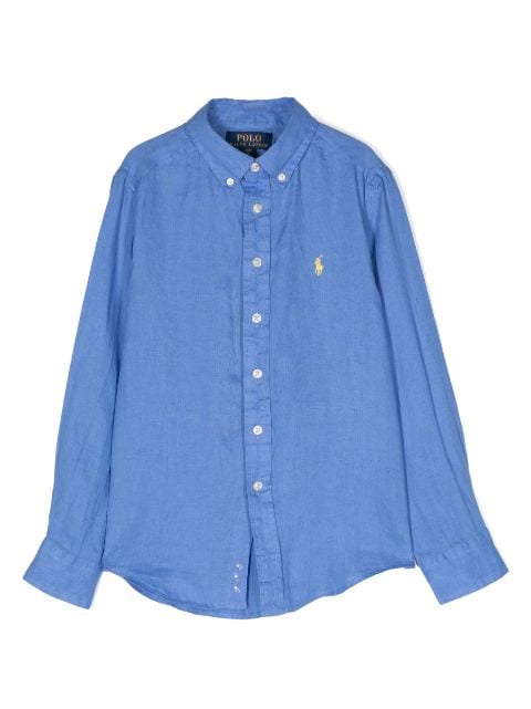 Ralph Lauren Kids Polo Pony button-down shirt