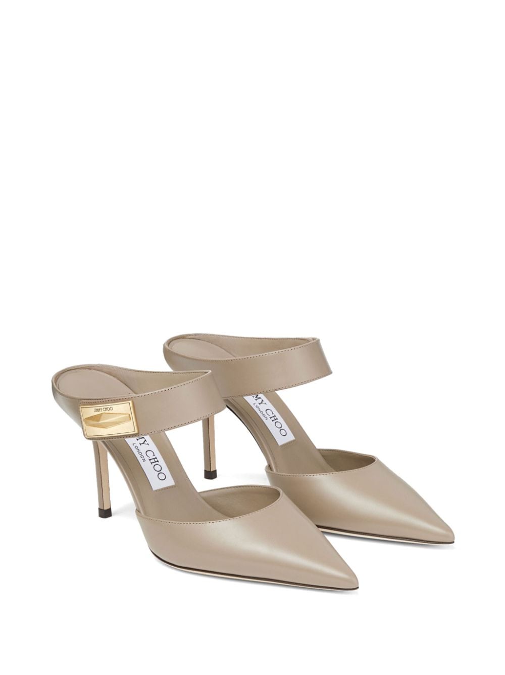 Image 2 of Jimmy Choo Nell 85mm pointed-toe mules