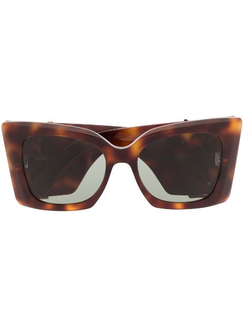 Saint Laurent Eyewear Óculos de sol gatinho oversized SL M119