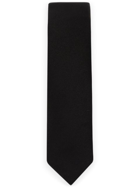 Dolce & Gabbana corbata de seda con extremo en punta