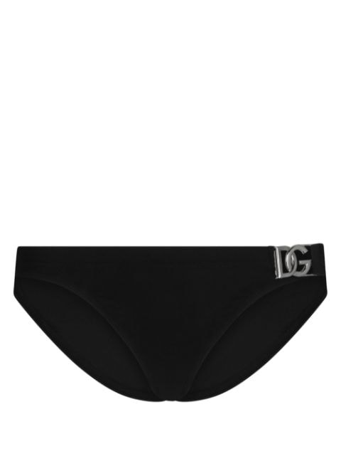 Dolce & Gabbana logo-plaque swim trunks