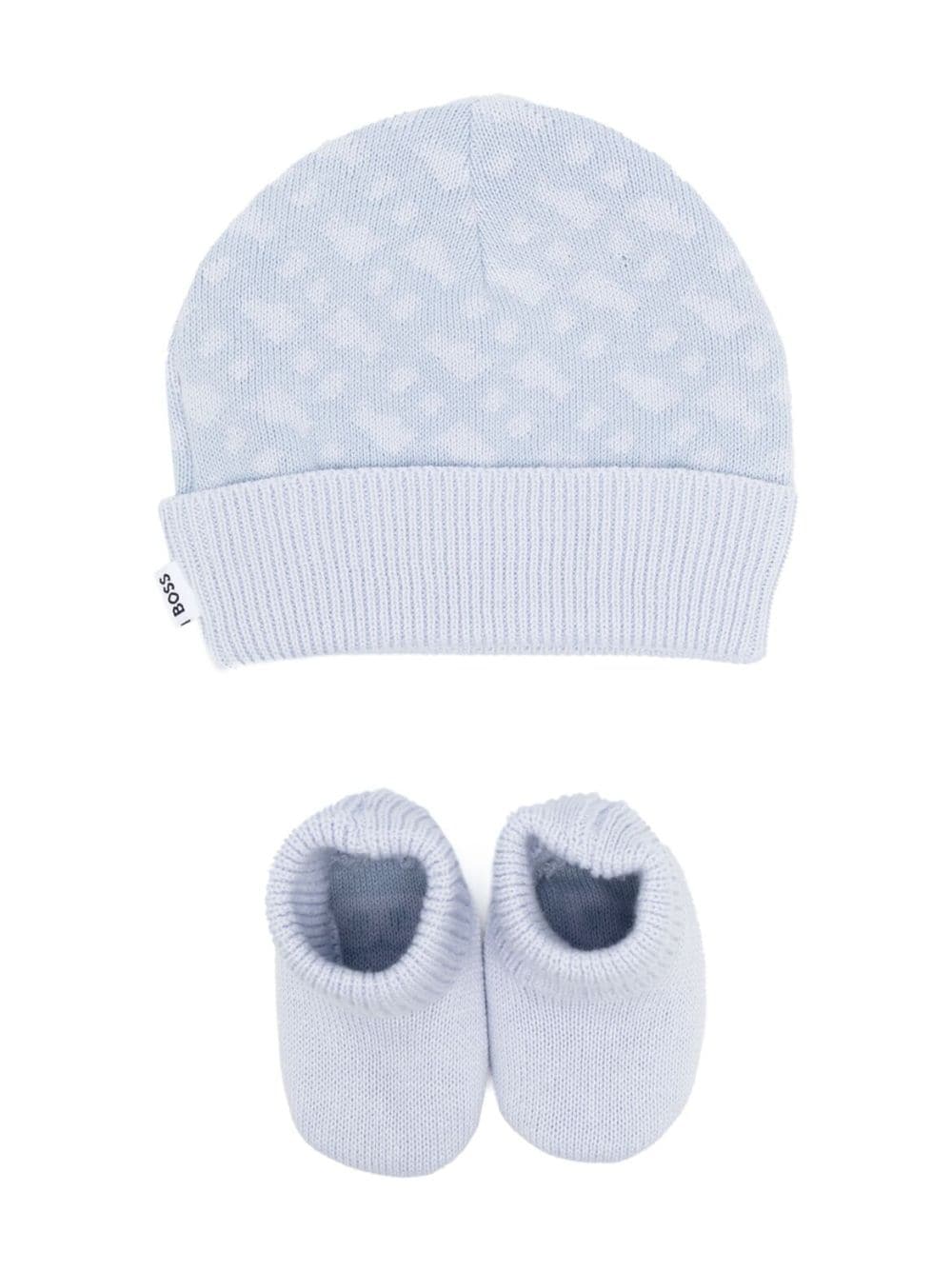 Image 1 of BOSS Kidswear printed hat and slippers set