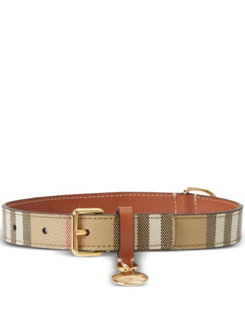 Burberry medium Vintage Check dog collar 
