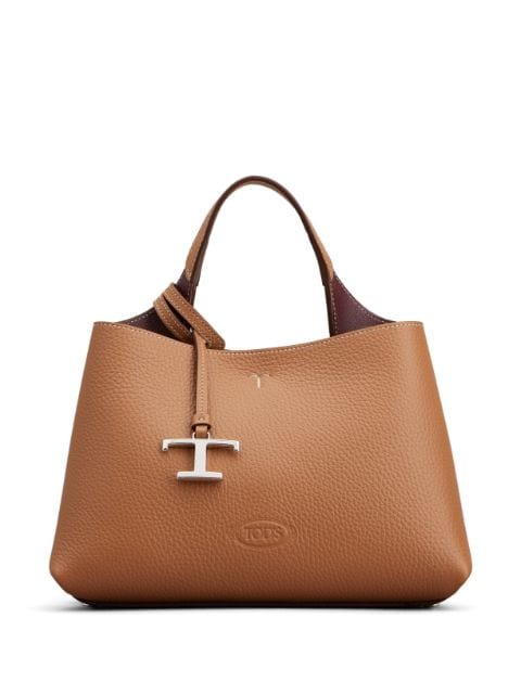 Tod's sac cabas en cuir à logo imprimé