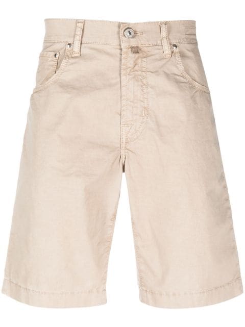 Jacob Cohën Bermuda shorts met logopatch