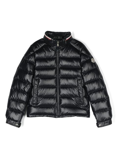 Moncler Enfant hooded padded down jacket