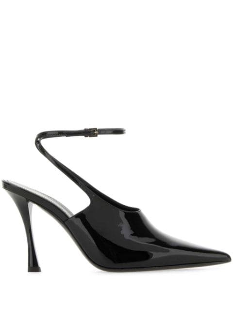 Givenchy 95mm patent leather slingback pumps