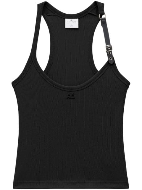 Courrèges Holistic Buckle 90s tank top