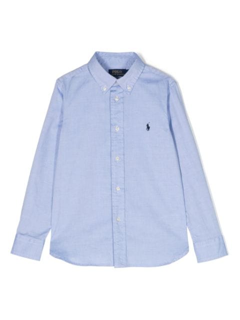 Ralph Lauren Kids Polo Pony-motif cotton shirt