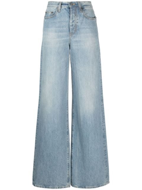 Saint Laurent Jeans mit weitem Bein