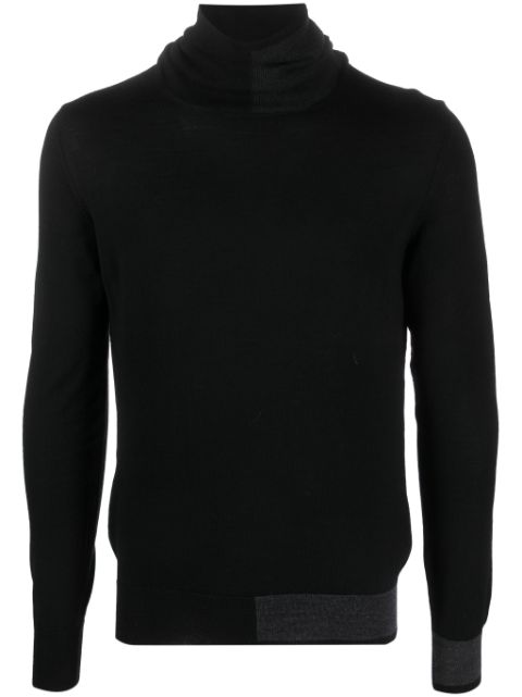 Del Carlo roll-neck merino wool jumper