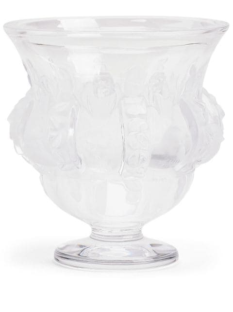 Lalique Dampierre crystal vase