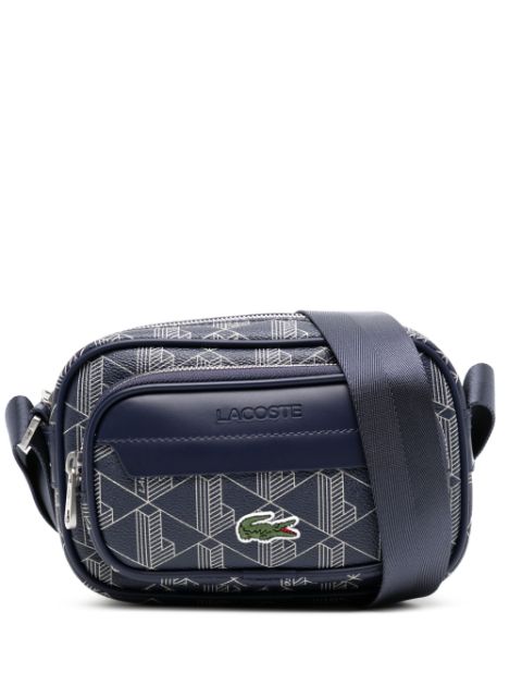 Lacoste The Bend monogram crossbody bag