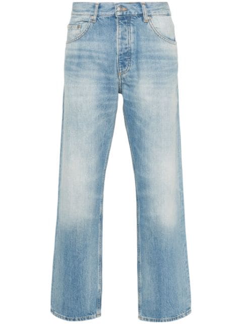 SANDRO slim-fit faded jeans