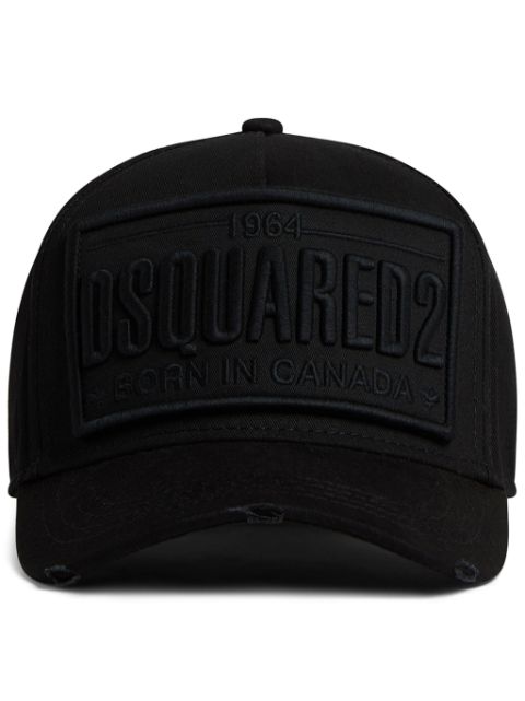 DSQUARED2 logo-embroidered cotton cap