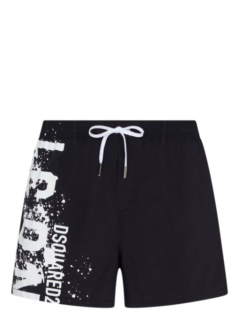 DSQUARED2 logo-print swim shorts