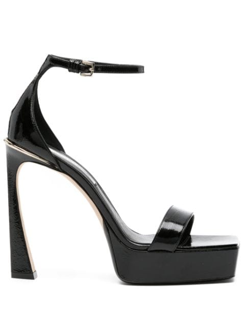 Victoria Beckham square-toe 130mm platform sandals