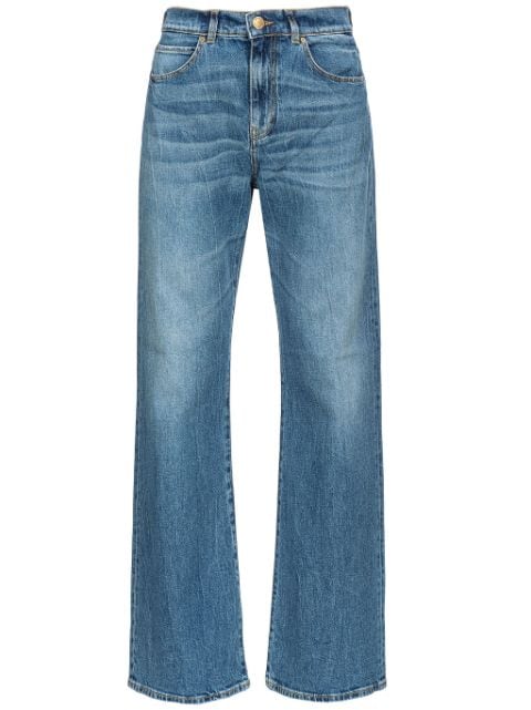 PINKO Halbhohe Wide-Leg-Jeans