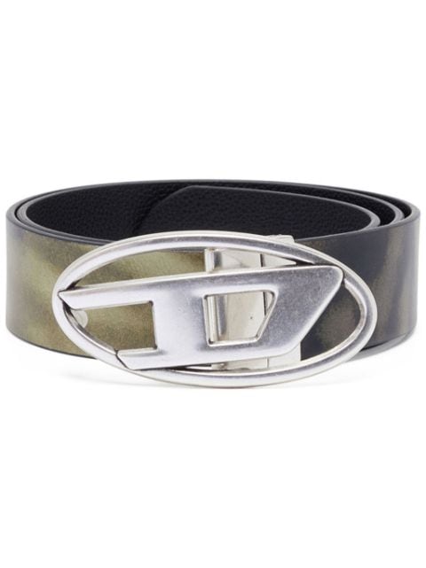 Diesel 1DR logo-buckle belt