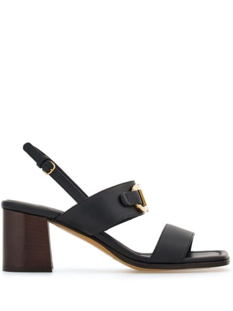 Ferragamo 55mm Gancini-buckle leather sandals