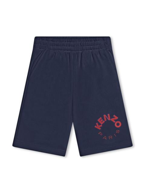 Kenzo Kids Bermuda esportiva com estampa de logo