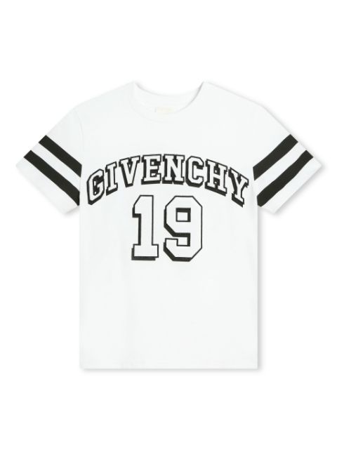 Givenchy Kids logo-embroidered organic cotton T-shirt 