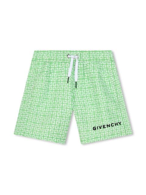 Givenchy Kids 4G-print swim shorts