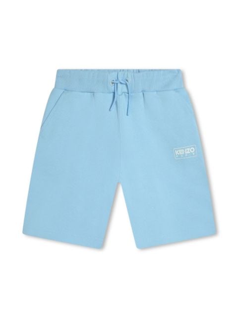 Kenzo Kids logo-print cotton shorts