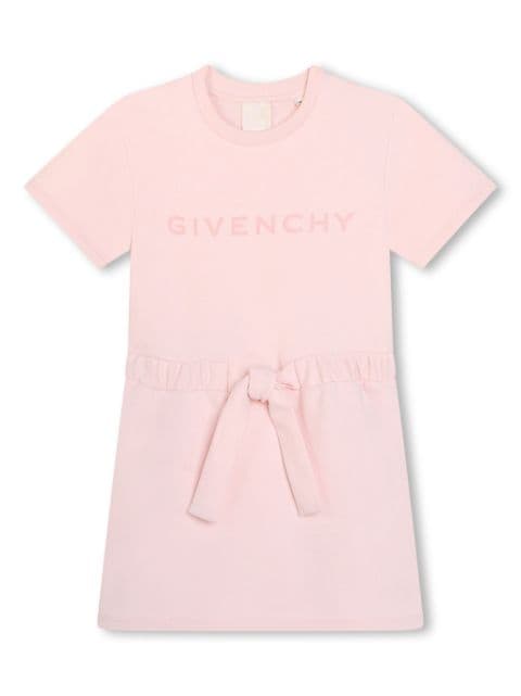 Givenchy Kids logo-print cotton blend dress