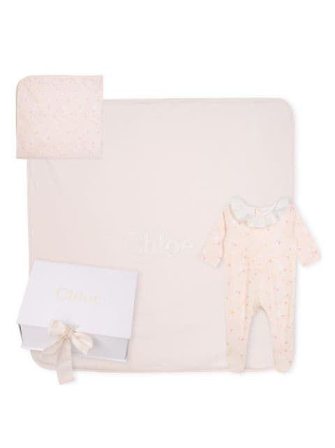 Chloé Kids organic-cotton babygrow gift set