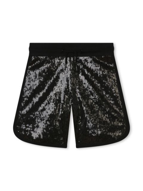 Marc Jacobs Kids sequin-embellished drawstring shorts