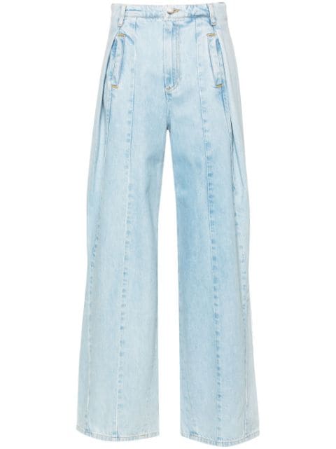 SANDRO high-rise wide-leg jeans