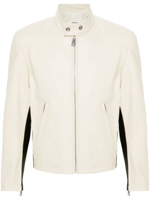 SANDRO leather biker jacket