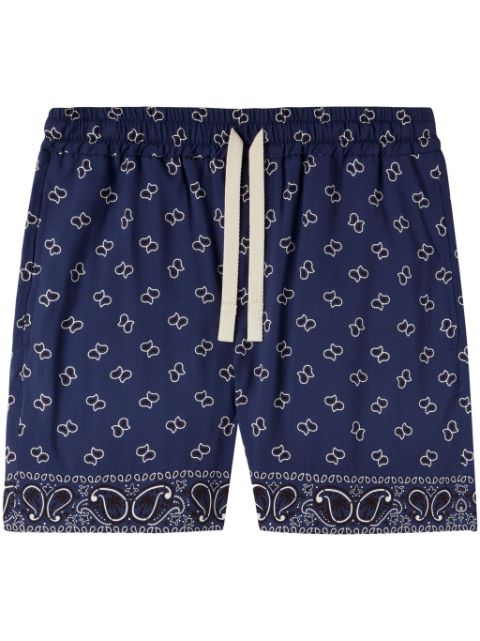 Palm Angels Shorts met paisley-print