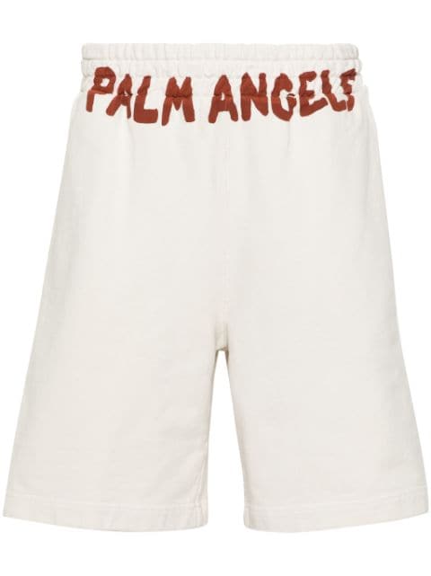 Palm Angels Trainingsshorts met logoprint