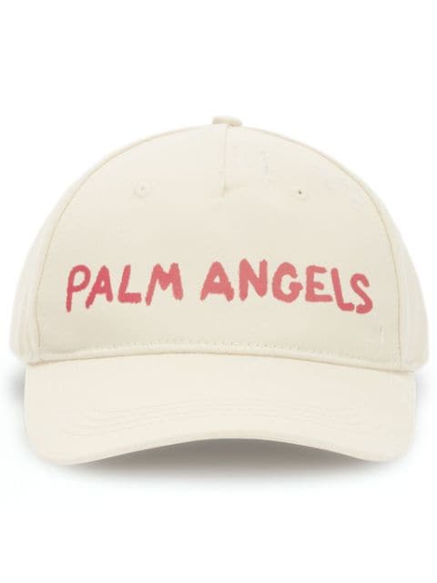 Palm Angels logo-print baseball cap