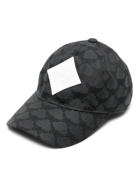 MCM Lauretos-jacquard denim cap